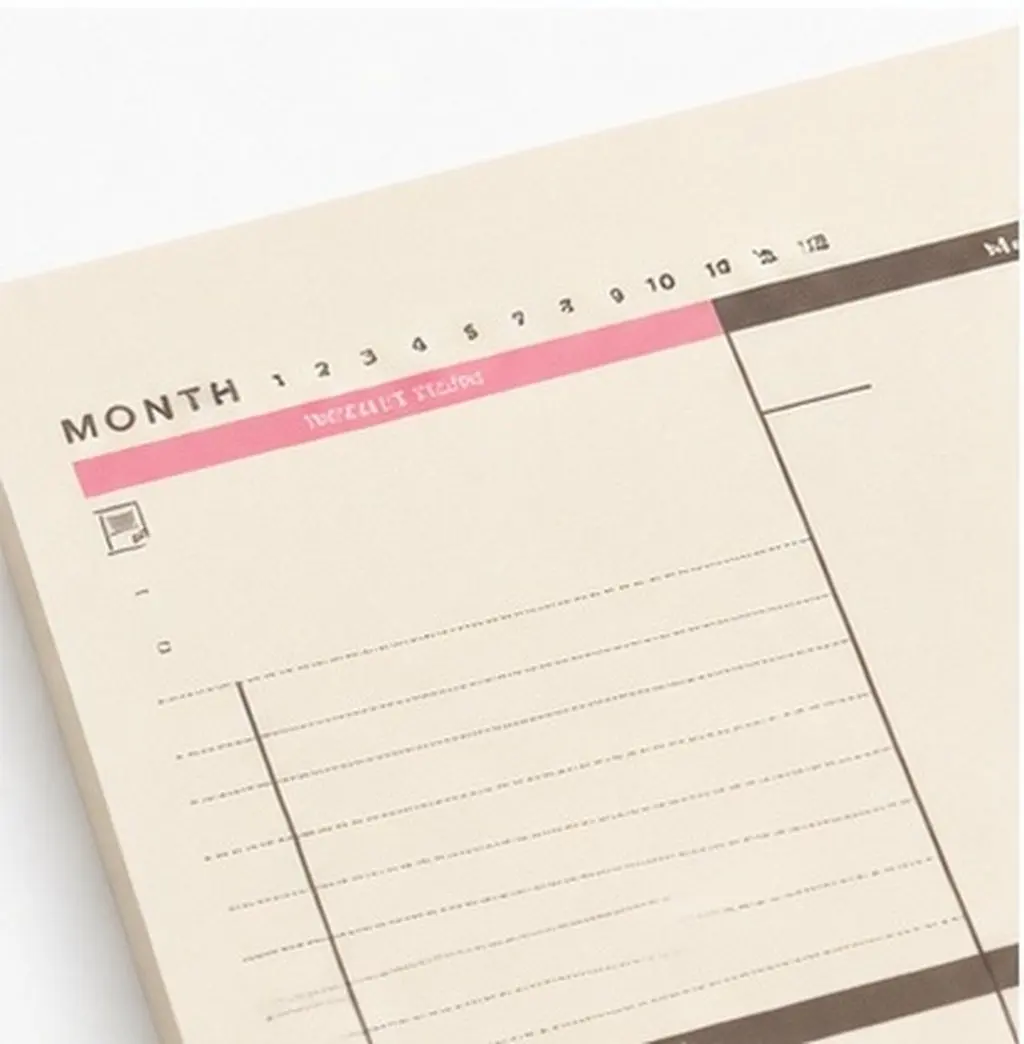 A4 Weekly Schedule Desk Planner to Do List Pad Agenda Organizer for Students Office Workers Time Management Study Efficiency
