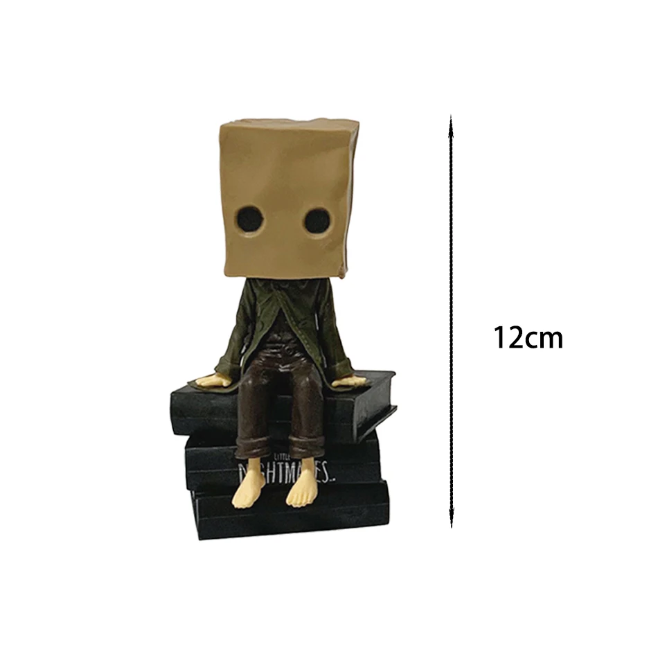 Heiß begehrte GK Little Nightmares Anime-Figur: Six Figure Mono Actionfigur, Anime-Spiel PVC-Actionfigur, Sammlermodell-Puppe – Detail 2