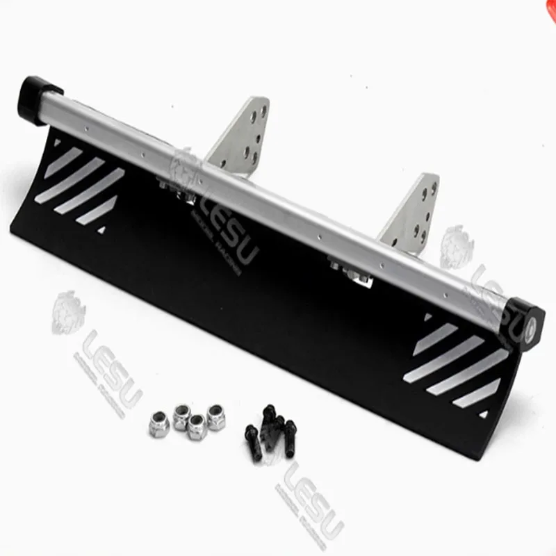 RC 1/14 LESU Metal Rear Bumper Light Parts for Tamiya Hydraulic Excavator Loader Dump Truck for VOLVO Trailer Tipper DIY Parts