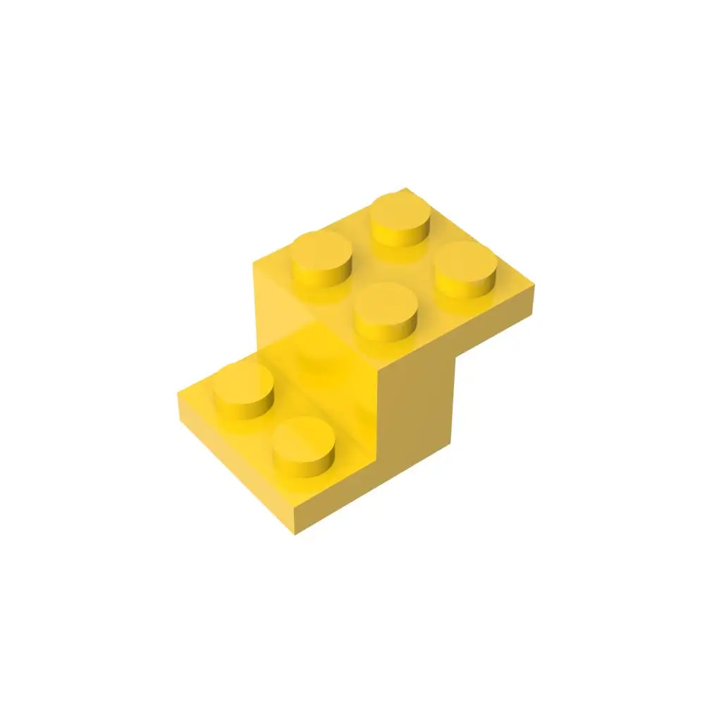 Gobricks 1 Uds soporte MOC 3x2x1 1/3 con Pin inferior Compatible con piezas de bloques de construcción modelo 18671 juguetes educativos para niños