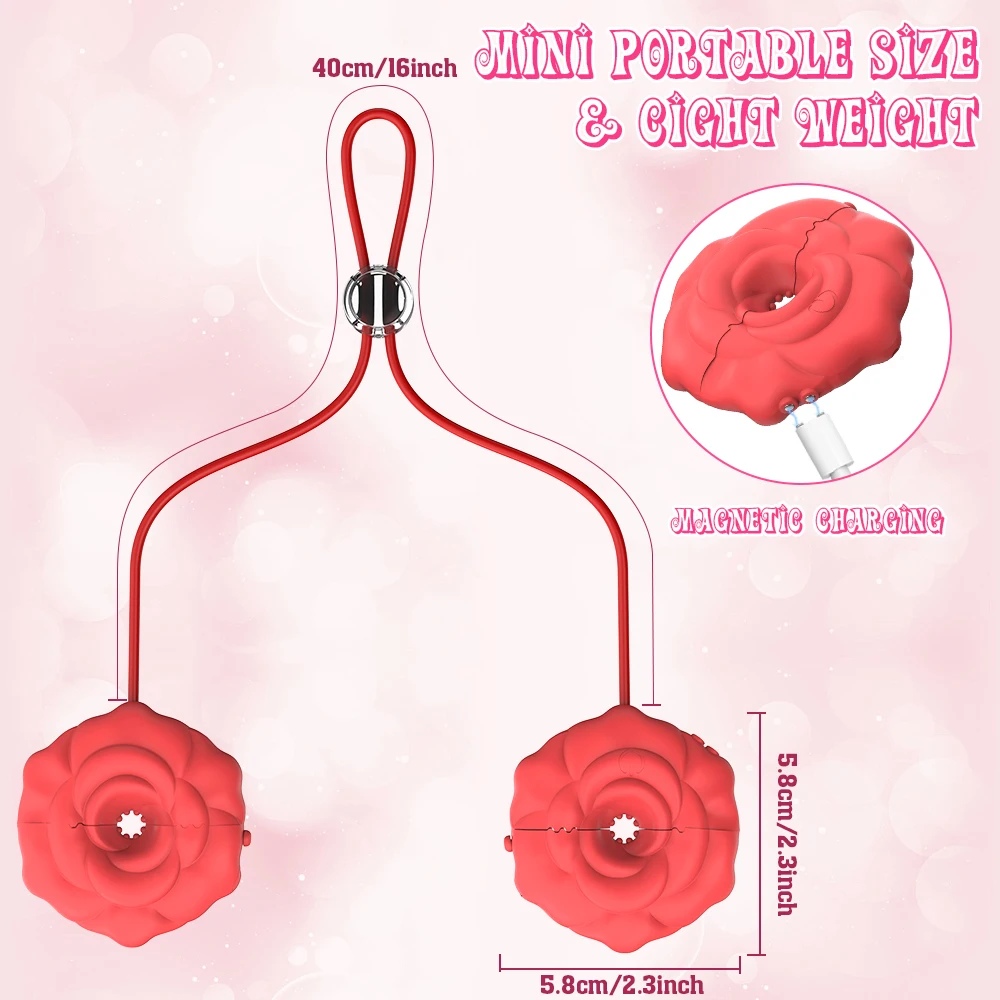 APP الحلمة اللعب الحلمة هزاز تهتز الحلمة المشابك الجنس لعب الكبار للنساء الأزواج 9 الاهتزاز مقاطع الثدي خفيفة الوزن 18