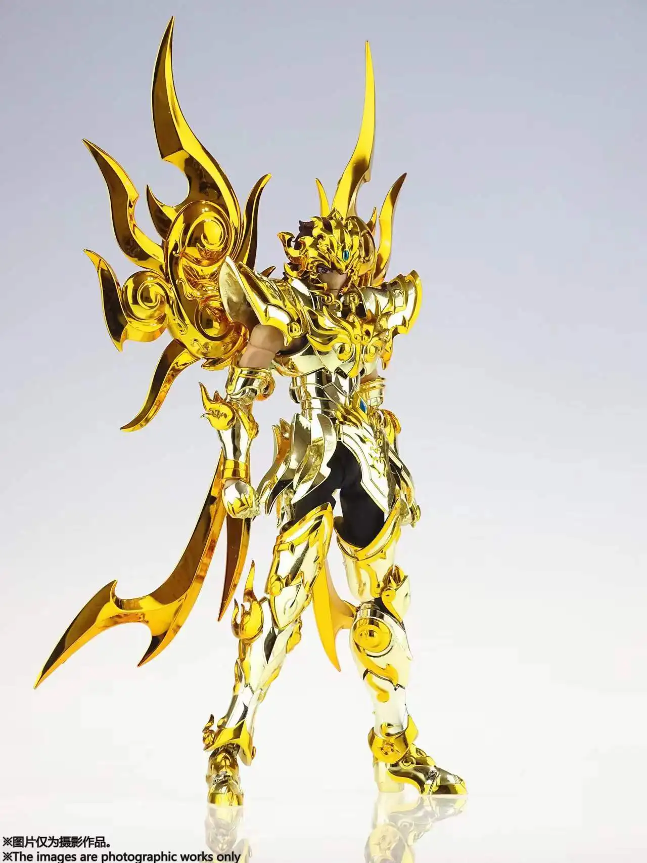 In Stock Toypoint Model Saint Seiya Myth Cloth SOG Ex Leo Aiolia Totem/object Knights of Zodiac Metal Armor Action Figure Toy