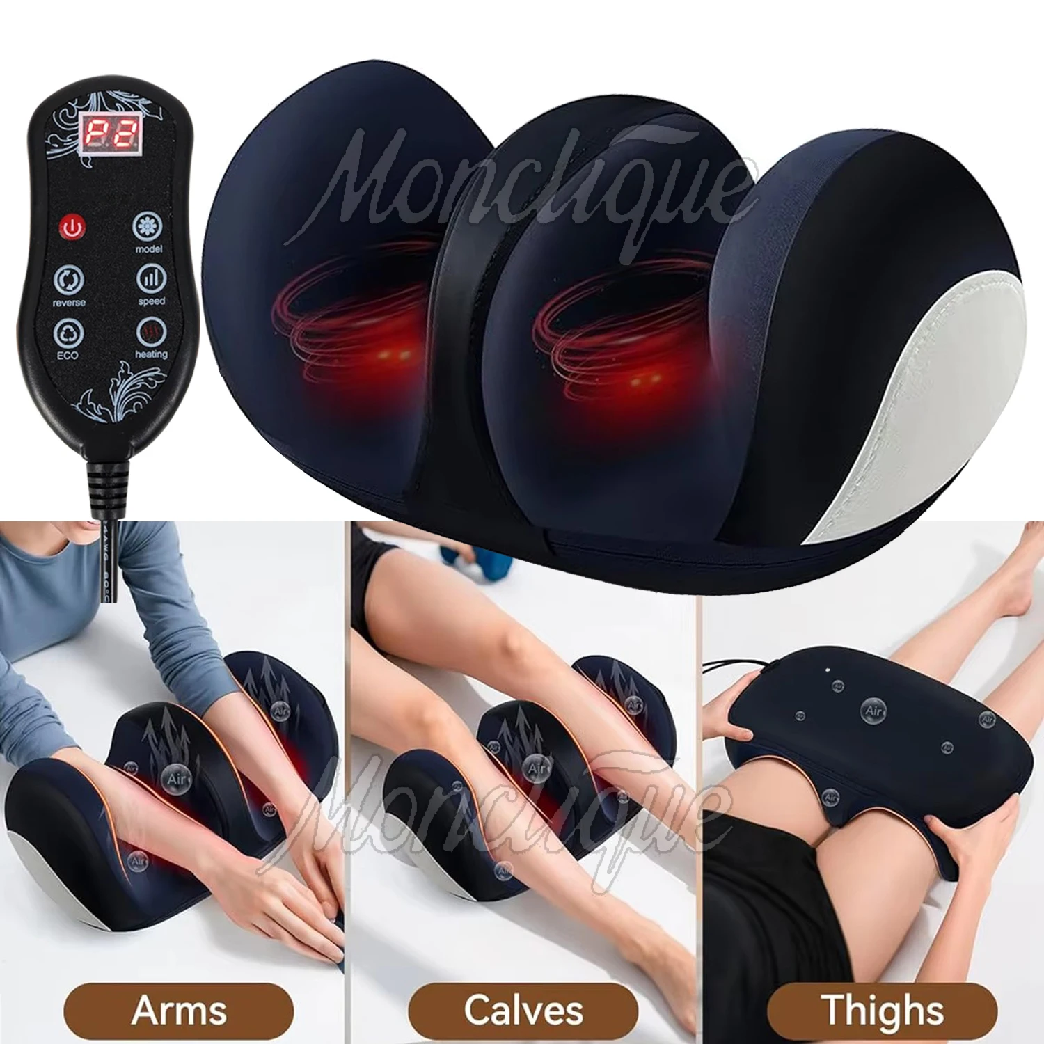 

Шиацу разминающий электрический нагревательный массажер для ног, ролики для горячей терапии, расслабление мышц, большой размер, уход за ногами, бытовой инструмент