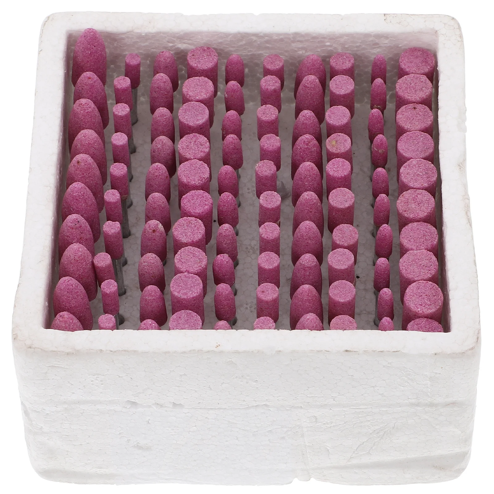 

Red Corundum Grinding Heads Polishing Bits Set for Metal Stone Ceramics Durable Buffing Wheels S Drill Bit Rotary Tool