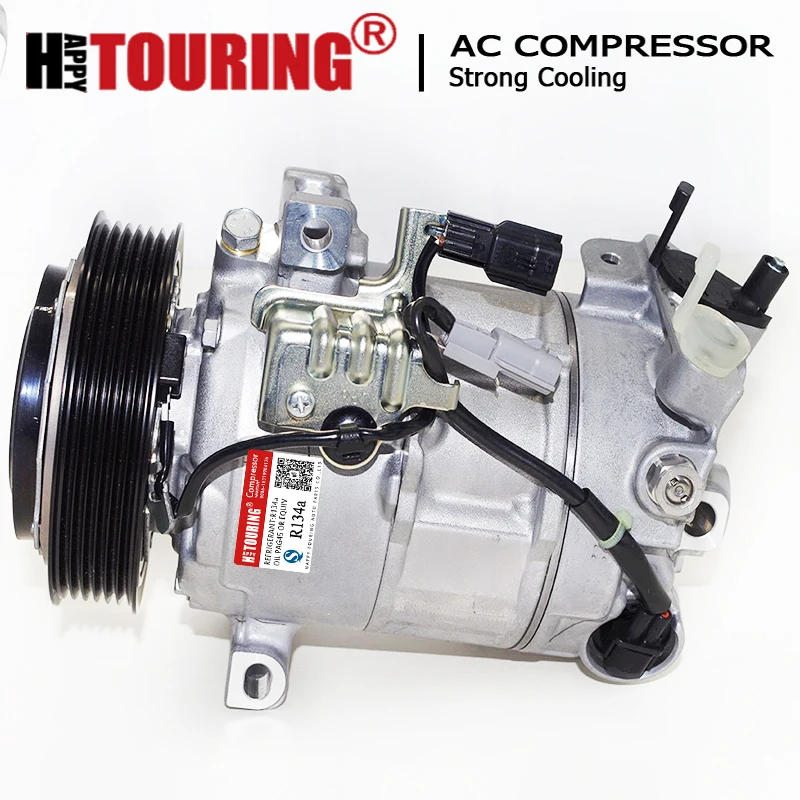 

6SBH14C Air AC Compressor for NISSAN QASHQAI X-Trail RENAULT ESPACE 926004PB0A 447160-8411 92600-4EB1A 926003710R 926004EF0A 6PK