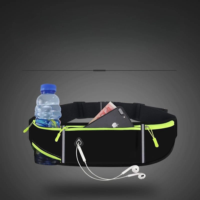 

Outdoor Running Sports Waist Pack Waterproof Ultra Thin Invisible Close Fitting Men Women Phone Bag Kettle Small Belt Bag