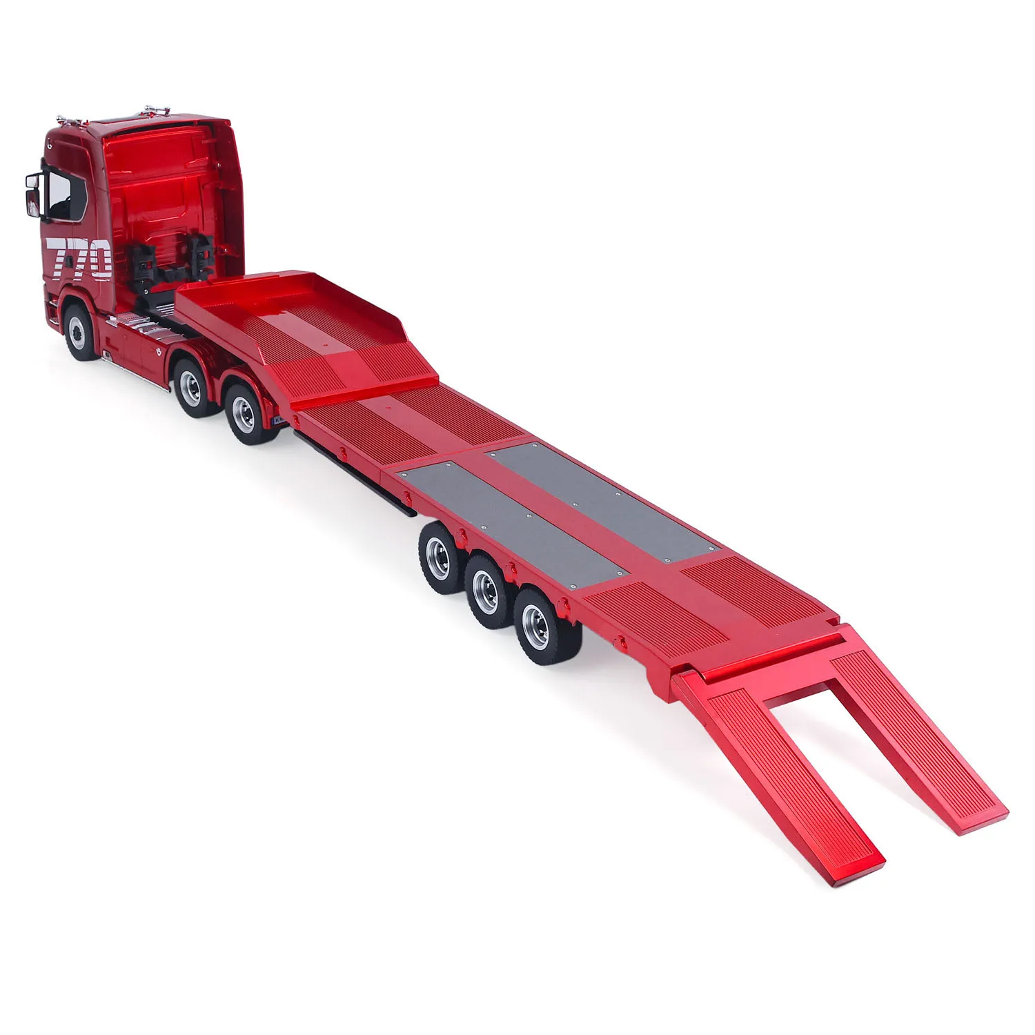 1501A 1/18 HUINA RC Traktor und 3-Achs-Sattelanhänger 19CH RTR 770S 2.4G Sound-Licht-System Ferngesteuertes LKW-Modell – Detail 13