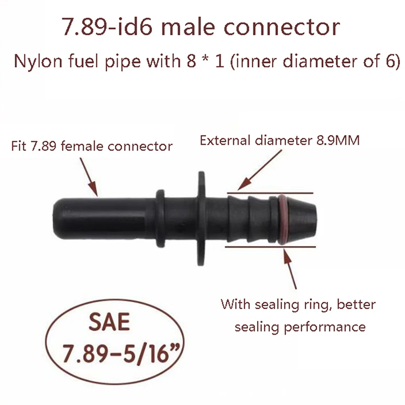 

1Set Auto Quick Release Fuel Line Coupler Hose Connector Disconnect Connectors