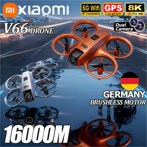 Xiaomi V66 Mini RC with VR Aerial Drone 8K Professinal Wide Angle HD Camera Foldable Obstacle Avoidance Helicopter Drone Toys