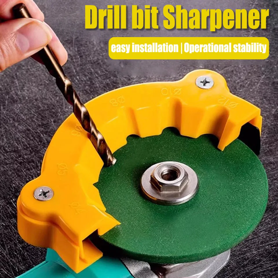 

2PCS Multi Purpose Drill Sharpener Polishing & Grinding Tools Electric Impact Drill Sharpener For Cobalt/Titanium Drill Bits