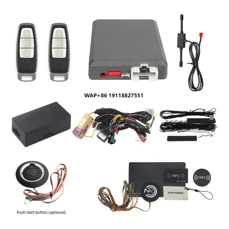 

EASYGUAD CAN BUS PKE Remote Starter for A1 Q2L A3 Q3 A4L Q5 A5 Q7 TT A6L A7 A8 R8 S3 S5 SQ5 Car Alarm Keyless Entry