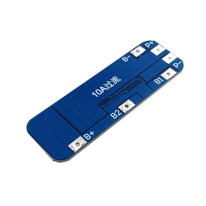 3S 12V 18650 Battery Protection Board, 11.1V/12.6V BMS with Overcharge/Overdischarge/Overcurrent Protection, Peak 10A