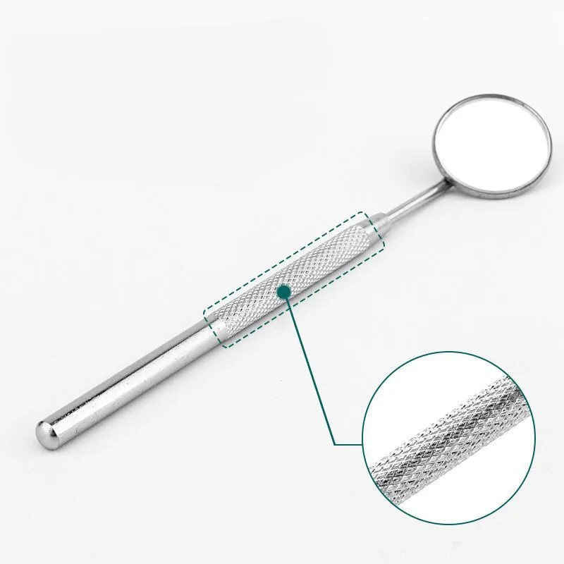 Espelho de inspeção de enxerto de cílios, endoscópio de aço inoxidável, ferramenta auxiliar de cílios postiços para loja de cílios de beleza