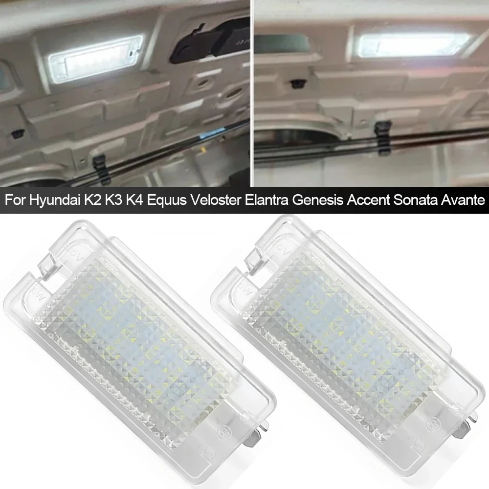 

for Kia Hyundai I30 I40 I10 I20 Accent Avante Equus Elantra Sedan Coupe Sonata Car LED Luggage Compartment Lamp Trunk Light