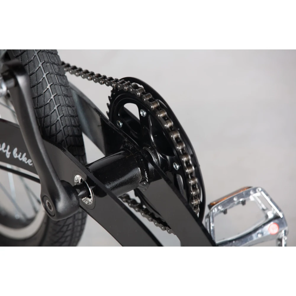 Alloy Frame Foldable Half Bike With Front 20 Inch Wheel Equipped With Rim Brake for Entertainment Fun Bike