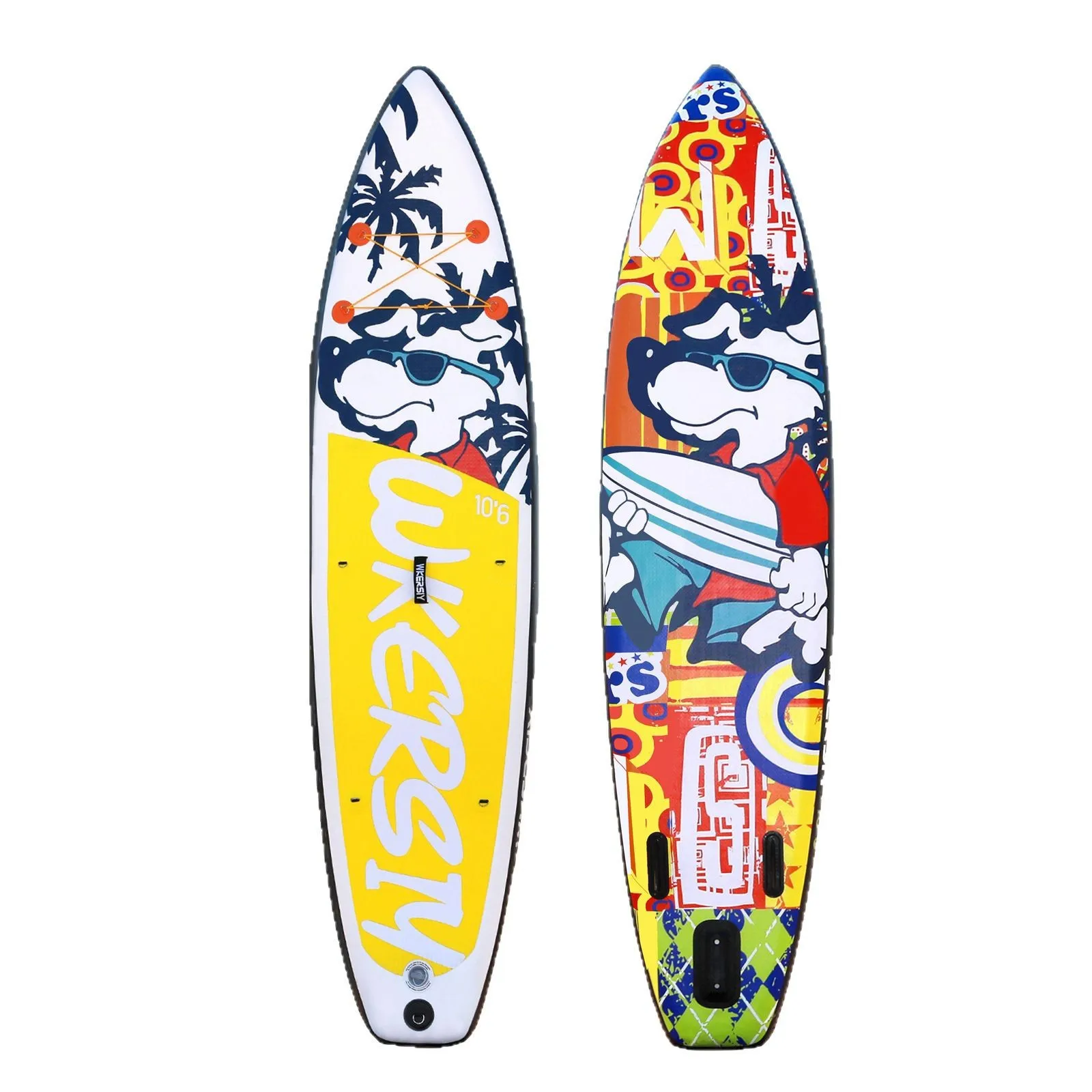 SAP Inflatable Stand up Paddle Board (PVC Material)-Lightweight Fast Scribing Good Tracking Stability Surfboard Water Ski Board