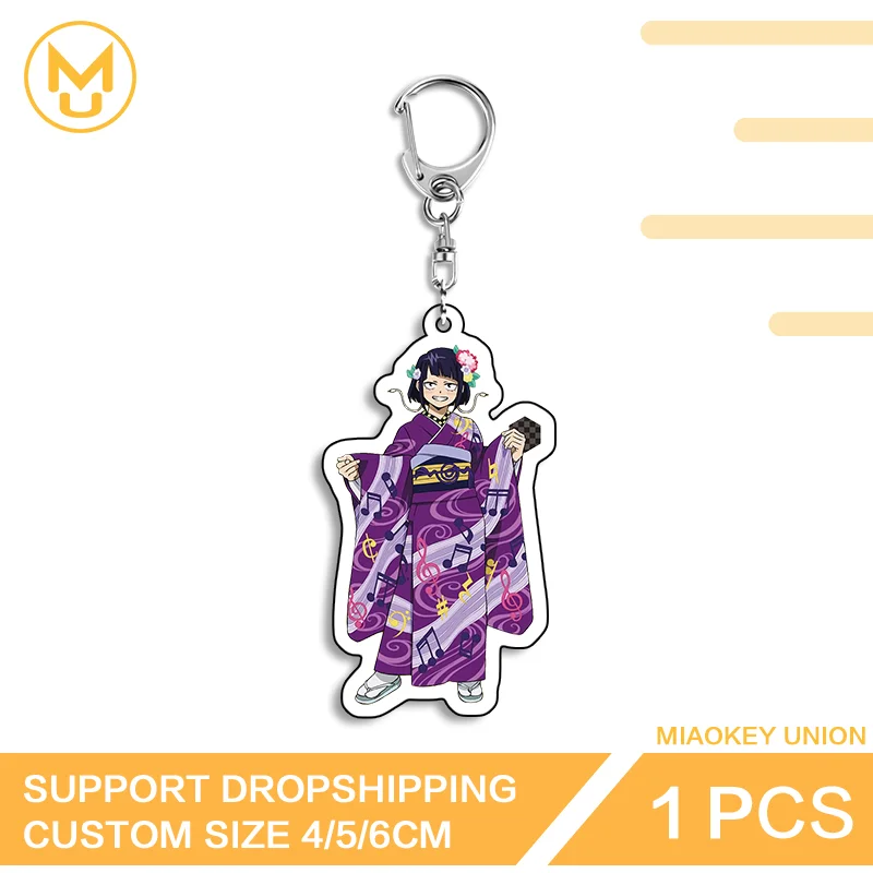 Anime Character Fashion Double Sided Acrylic Keyring Customizable Versatile Fancy Eye Catching Fashion Simple Daily Accessory