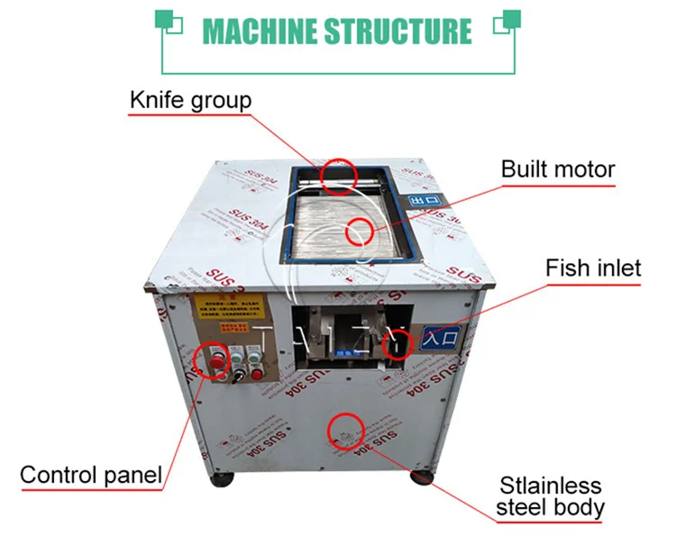 Automatische Kabeljauw Anchovy Forel Zalm Meerval Tilapia Vis Rook Sashimi Snijmachine Filet Machine Prijs
