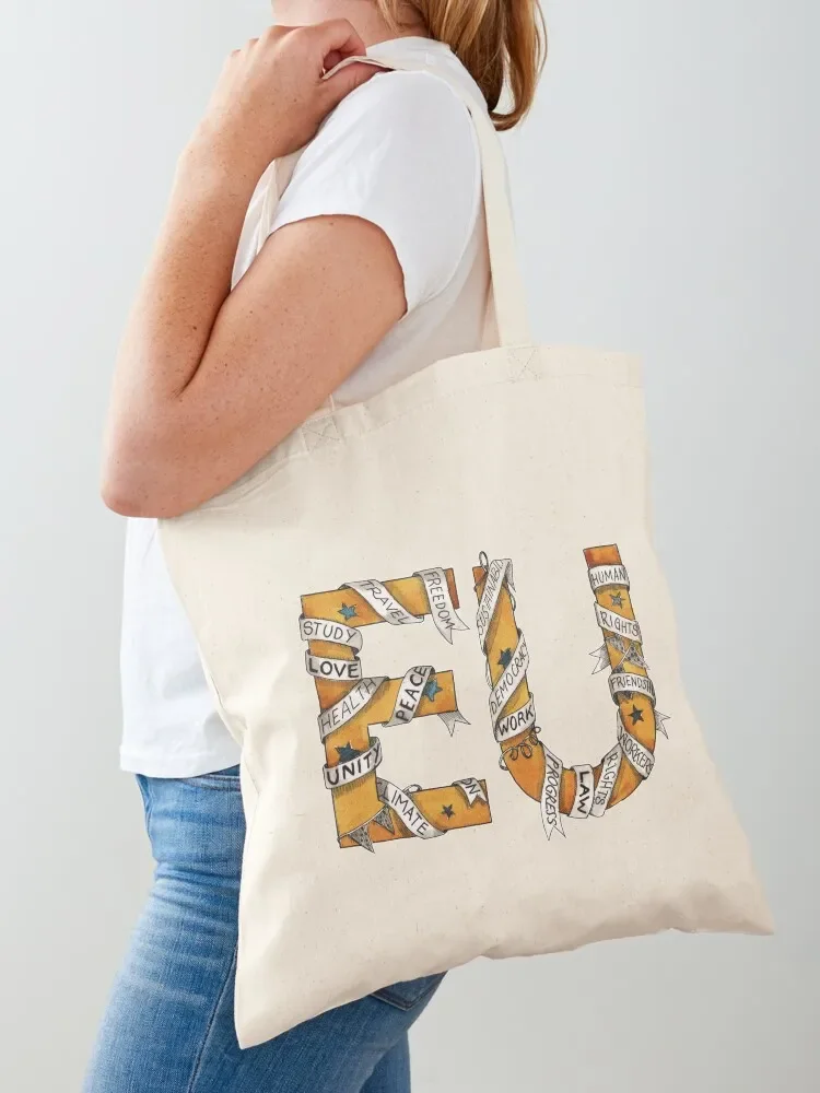 EU Values - ink drawing Tote Bag Women's shopper tote men