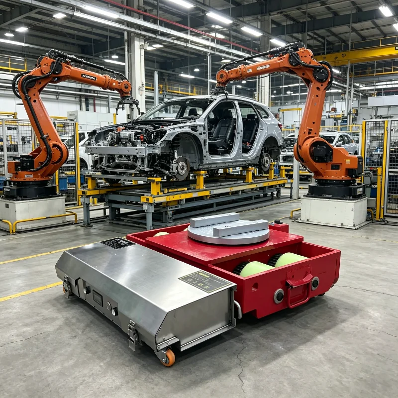 Electric Track-Type Tank Transport Vehicle for Moving 20-50 Ton Equipment in Confined or Open Work Areas