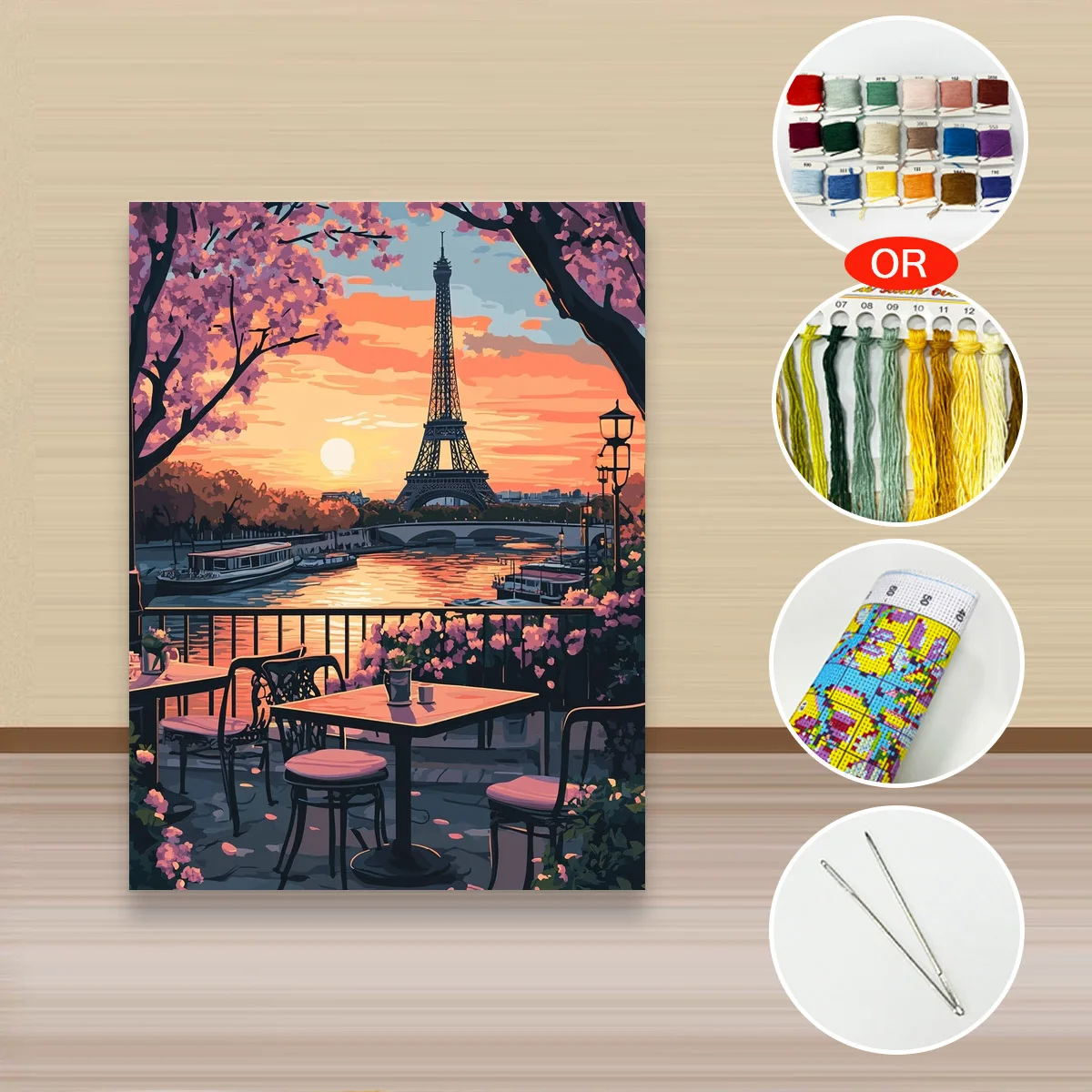 1 Stück, 30 x 40 cm / 11,8 x 15,7 Zoll, 11CT/14CT Kreuzstich-Set, DIY-Stickset als Geschenk zum Valentinstag, für Festivals, Cartoon-Motiv. – Detail 4