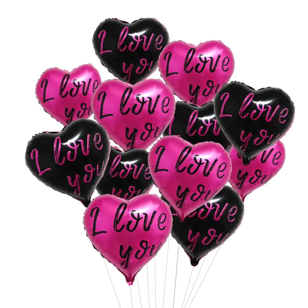 10pcs Heart Balloons I Love You Wedding Supplies Party Decorations For Women Wedding Prop Party Balloon  Wedding Decorations