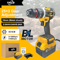 TKCB 25+3 Cordless Drill brushless Electric Screwdriver Mini Wireless Power Driver For Makita 18V Lithium-Ion Battery Power Tool