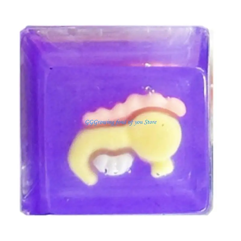 H9EB 1PC راتنجات الخلفية الخلفية Keycap لوحات المفاتيح الميكانيكية KEYCAP نمط حيوان لطيف