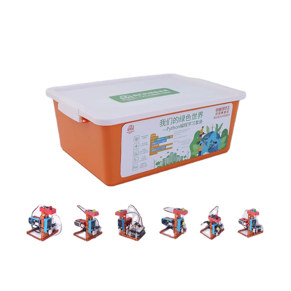 Weeemake ESP32 Robot DIY Educational Kit Programmable Code Learning Pack in Python for School Robotic Projects