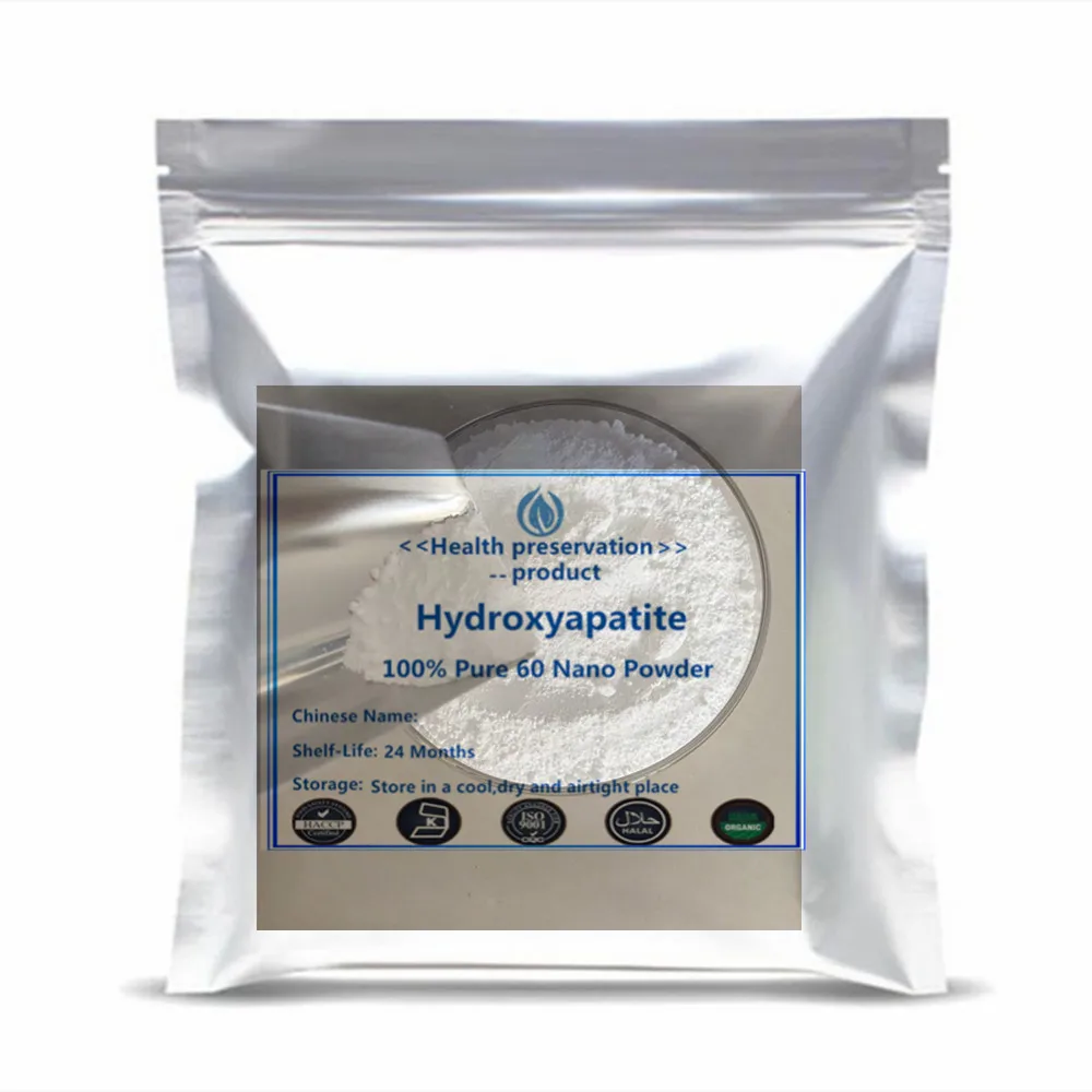 

High Purity 60 Nano Hydroxyapatite Powder Food Grade, Multiple Sizes 50g-1000g, Ideal for Making Toothpaste and Dental Care Form