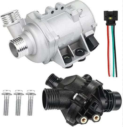 11517586925 11537549476 Electric Water Pump+thermostat For Bmw E60 E61 E81 E87 E90 E91 X1 X3 X5 Z4 325i 330i 525i 530i 630i 730i