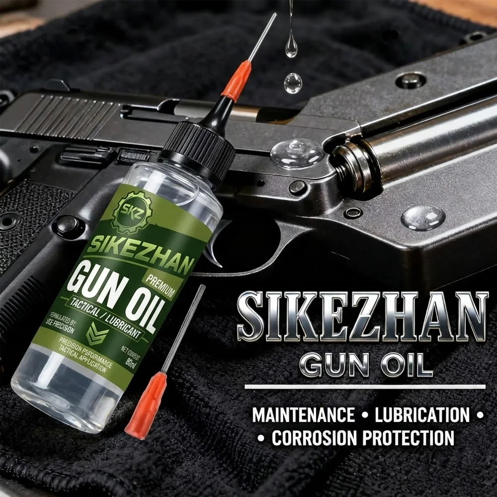60ml Gun Oil CLP Cleaner Lubricant Protectant Rust Prevention Spray for Rifle Pistol Shotgun Airsoft Hunting Accessories Care