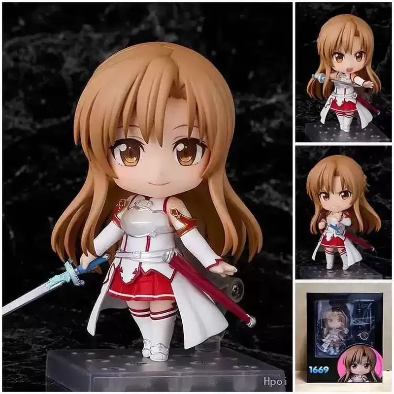 Auf Lager Good Smile Nendoroid 1669 Sword Art Online Asuna 2.0 PVC Actionfigur 10cm Anime Sammlermodell Spielzeug Geschenk