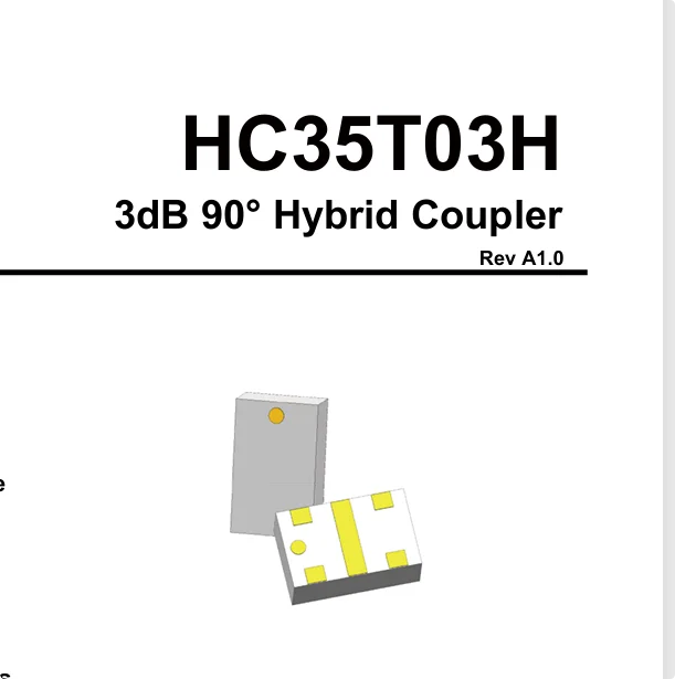HC35T03H 3dB 90° Hybrid Coupler