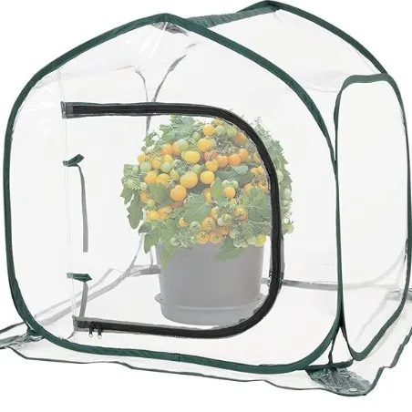 

PVC Foldable Transparent Greenhouse Greenhouse Mini Flower Room Garden Cover Insect-proof Succulent Plant Greenhouse