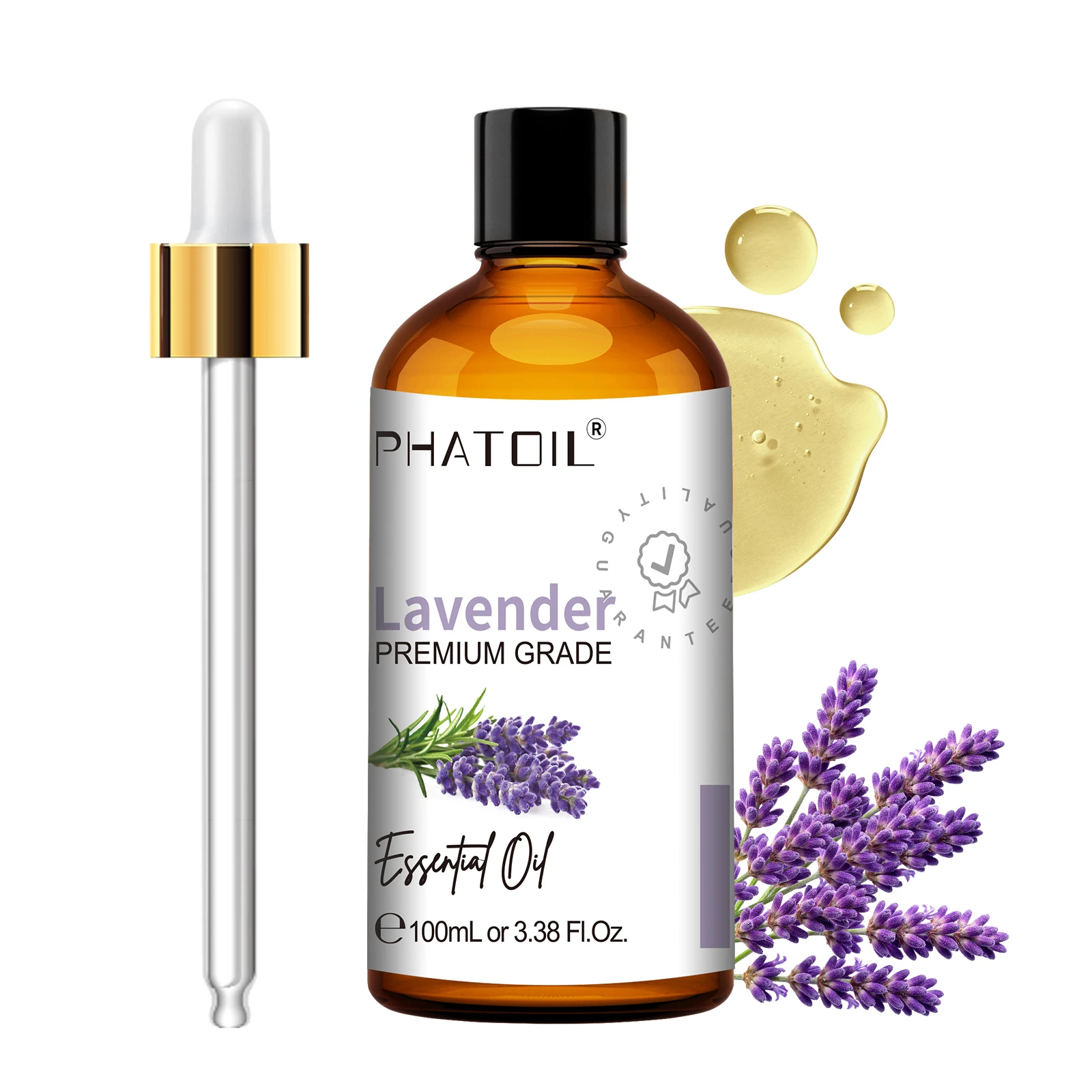 PHATOIL Aromatherapy Essential Oils 100ML Eucalyptus Peppermint Lavender Sandalwood Vanilla Aroma Oils for Diffuser Humidifier