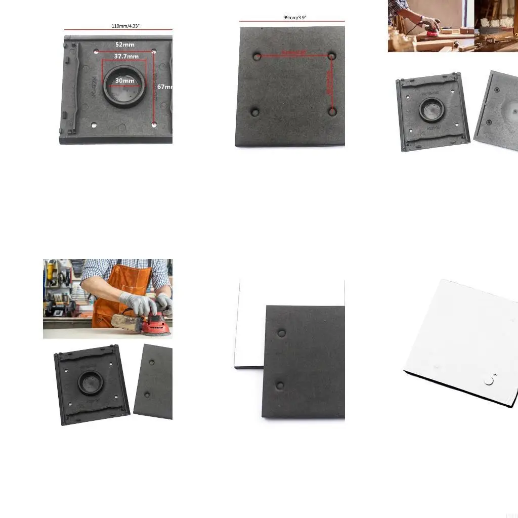 

P9FB Высокопроизводительная квадратная шлифовальная подложка, сменный самоклеящийся коврик для шлифовальной шлифовальной машины