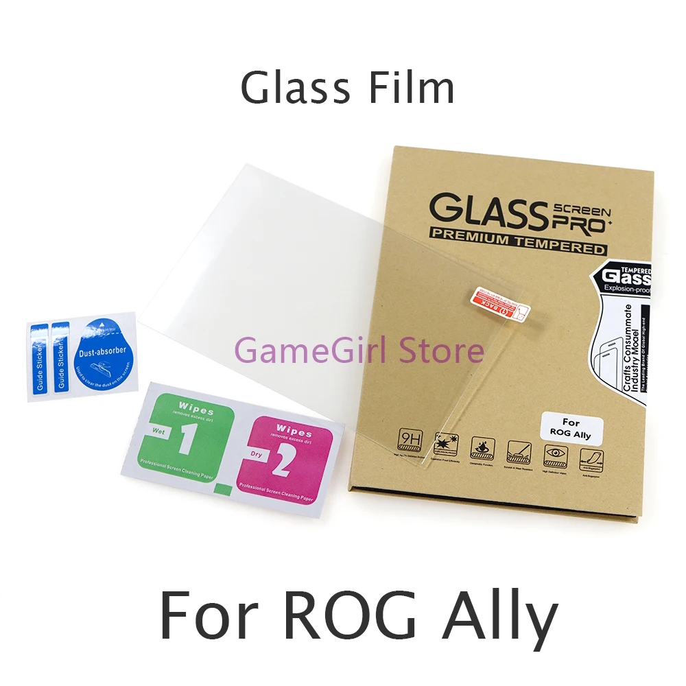 1pc Anti-scratch 9H Tempered Glass Screen Protective Film with Package For Asus ROG Ally Game Console Accessories