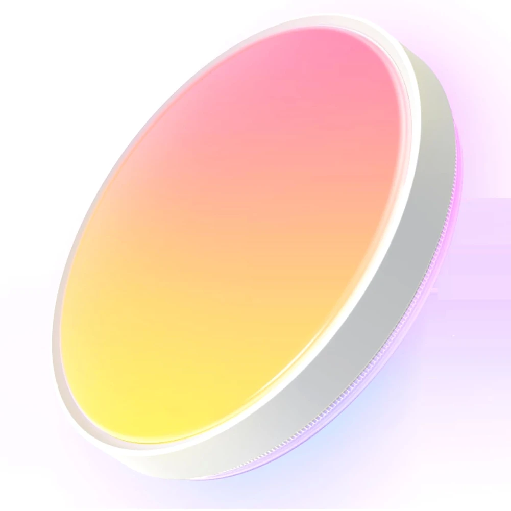 Luminária de montagem embutida ABAE, luminária de teto LED RGB funciona com matéria para quarto, sala de estar UE