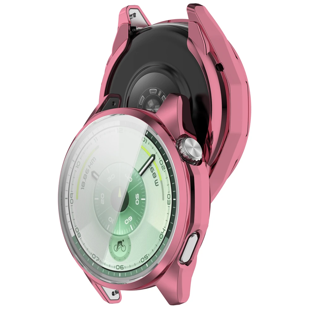 화웨이 워치 GT6 46mm용 TPU 보호 케이스 긁힘 방지 풀 프로텍션 스크린 프로텍터 범퍼 커버