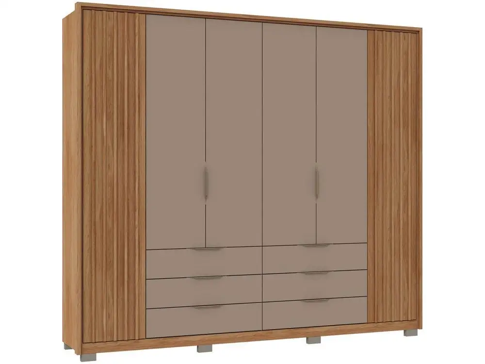 6 Doors 6 Drawers Couple Wardrobe