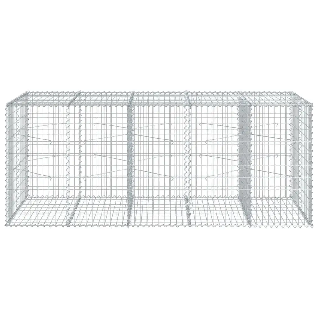 Корзина Gabion из оцинкованного железа с крышкой - 98. для X3 9. X3 9.4 Опора для сада на открытом воздухе