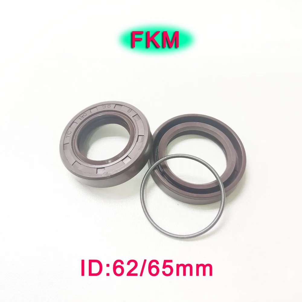 FKM Skeleton Oil Seal ID 62mm 65mm Fluorine Rubber Oil Seal TG/TC-62/65*75/80/82/85/90/93/95/100/105/110/120*7/8/9/10/11/12/13mm