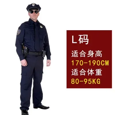 Halloween Politieagent Kostuums Volwassen Feest Carnaval Politie-Uniform Mannen Leger Politieagenten Cosplay Kleding Zet Feest Prestaties