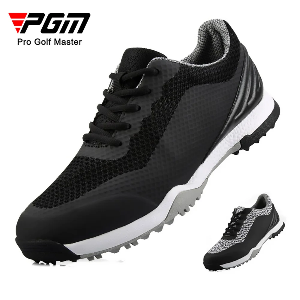 

PGM Mens Golf Shoes Outdoor Brogue Style Golf Trainers Waterproof Breathable Slip Resistant Leisure Sports Sneakers XZ119