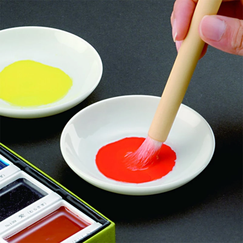 Japan Kuretake GANSAI TAMBI Einfarbiges, festes Aquarellpigment, professionelle Qualität, für Künstler, Anfänger, Kinder, ungiftig – Detail 9