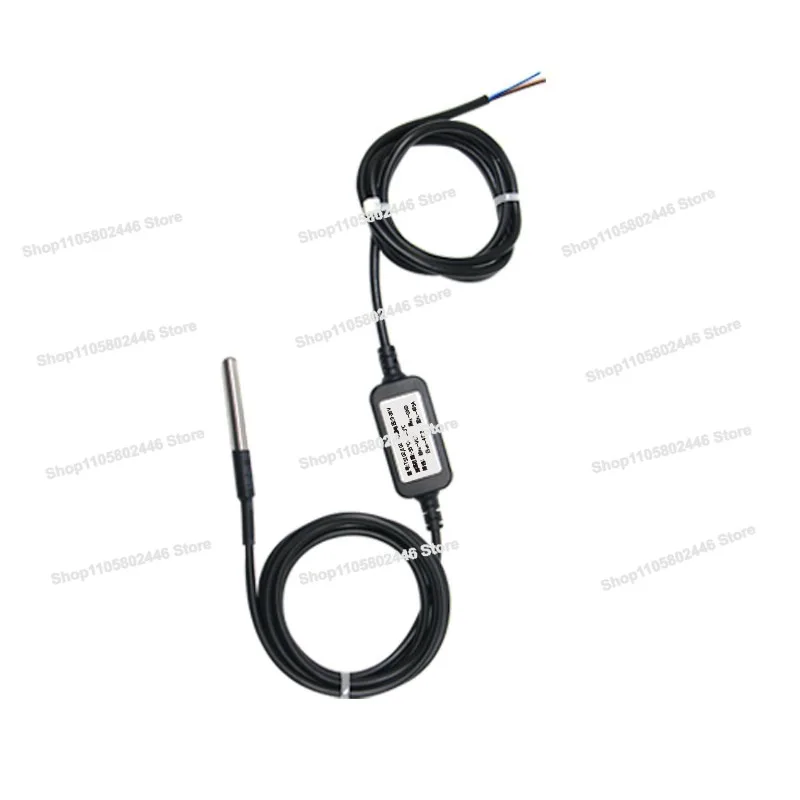 High Precision 485 Temperature Sensor 18B20 Waterproof Industrial Temperature Probe Modbus Acquisition Module
