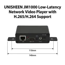 Hot-Sale FHD IP to HDMI Video Decoder Stream H.265 H.264 RTSP SRT RTSP RTMP UDP