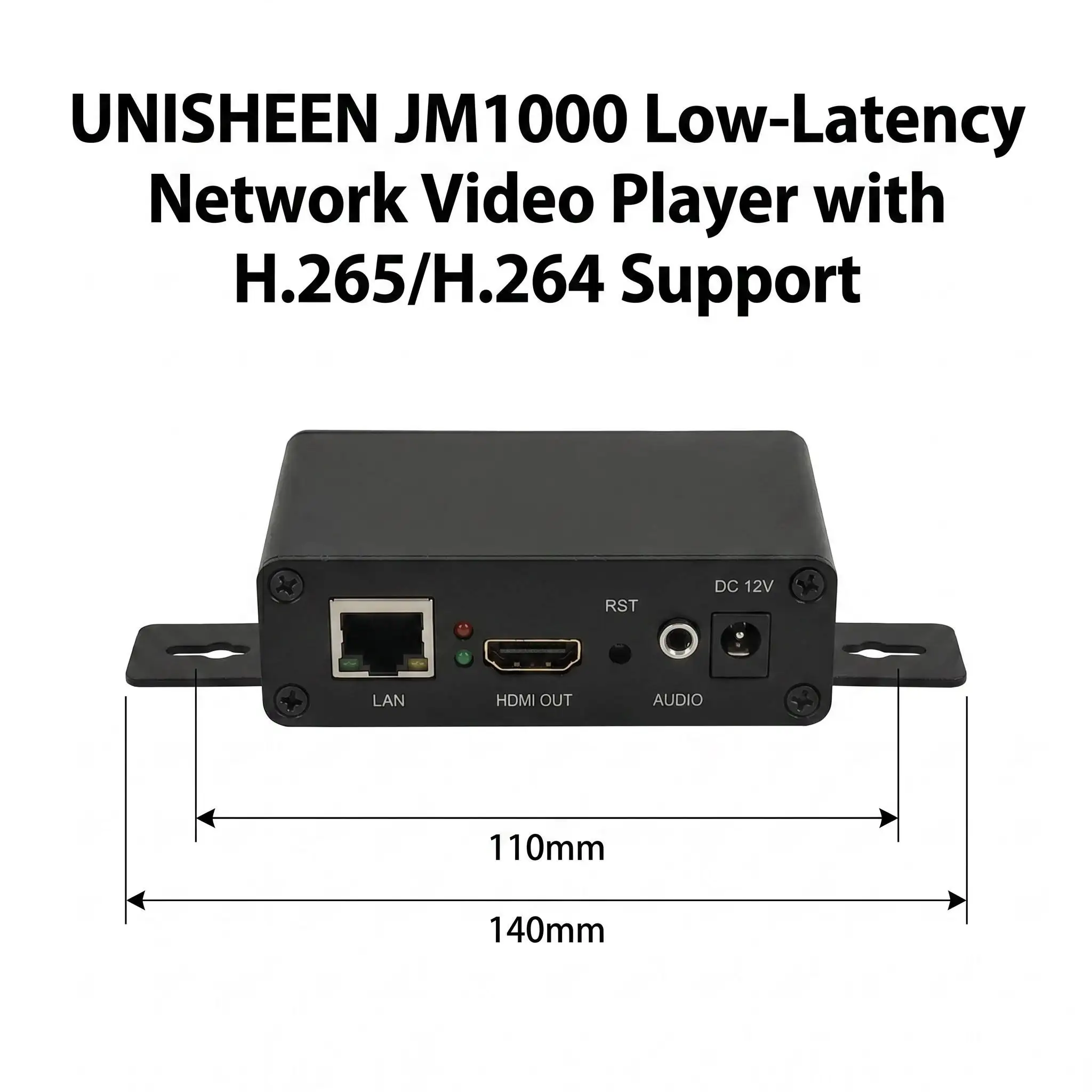Hot-Sale FHD IP to HDMI Video Decoder Stream H.265 H.264 RTSP SRT RTSP RTMP UDP