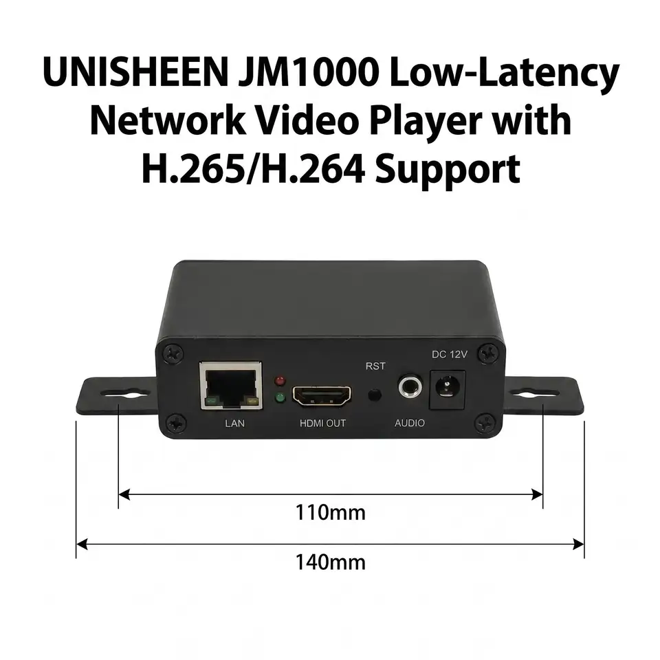 【新品未使用】Unisheen BM1000H HDMI ビデオエンコーダー UNISHEEN JM1000 H.265 HDMI ビデオデコーダー